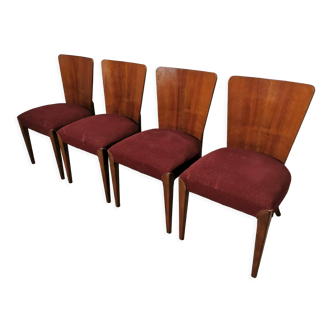 Art Deco Style Dining Chairs by Jindrich Halabala