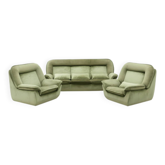 Ensemble de canapés rétro, Nordika, années 1970, Tchécoslovaquie