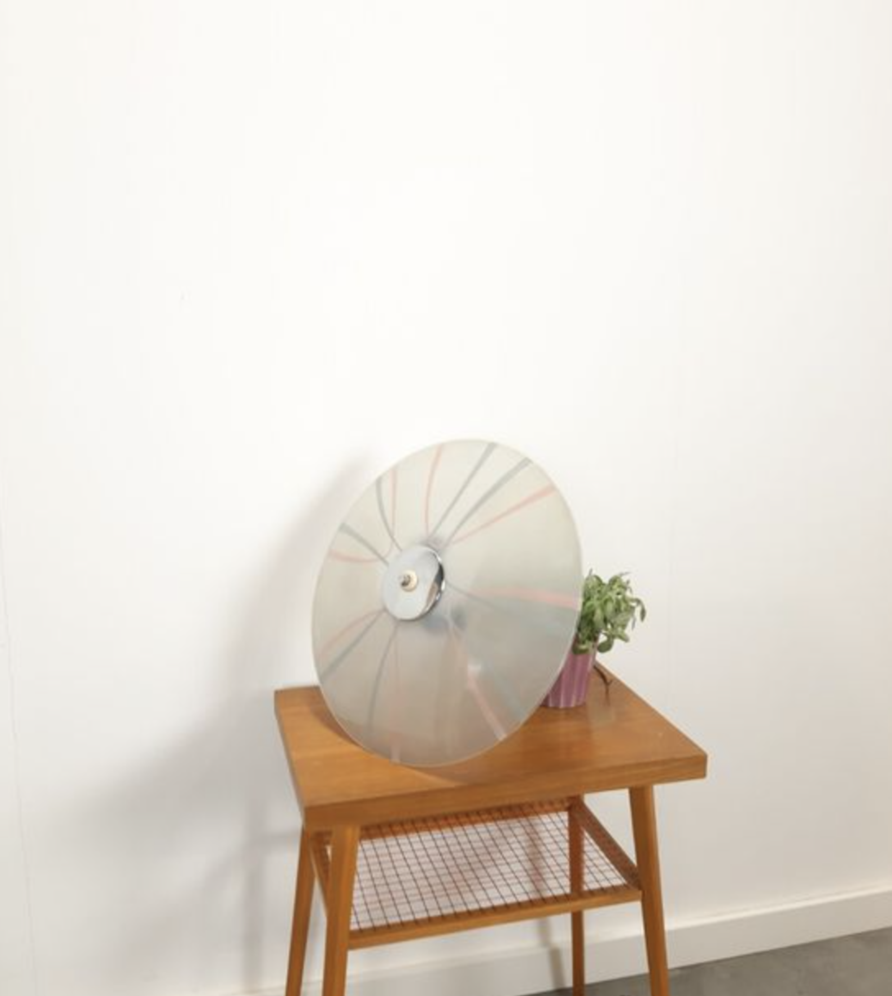 Suspension lamp vintage design glass Zukov