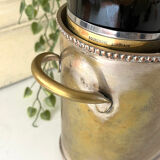 Sheffield style champagne bucket multiple bottles silver plated