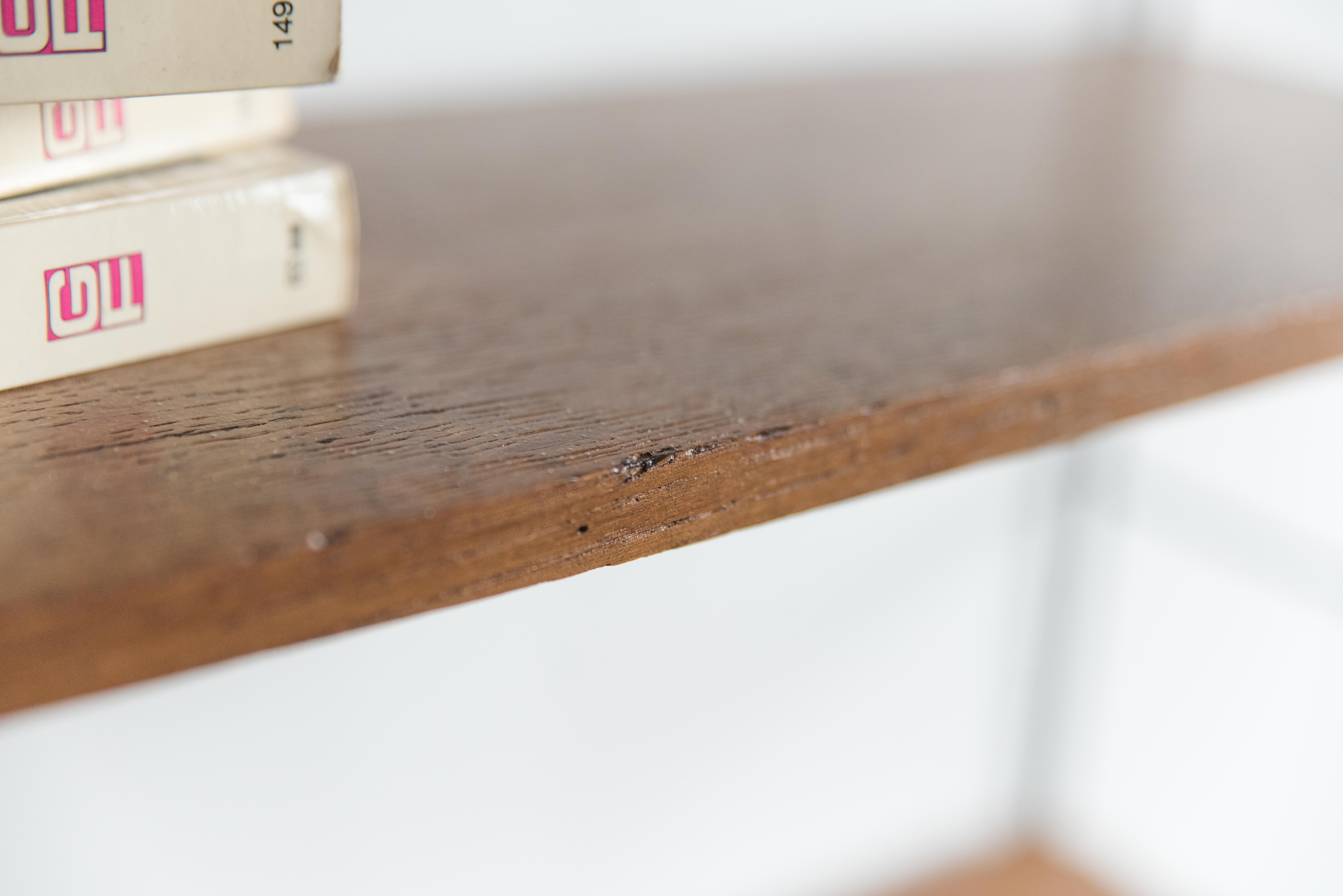 Shelf wood and metal