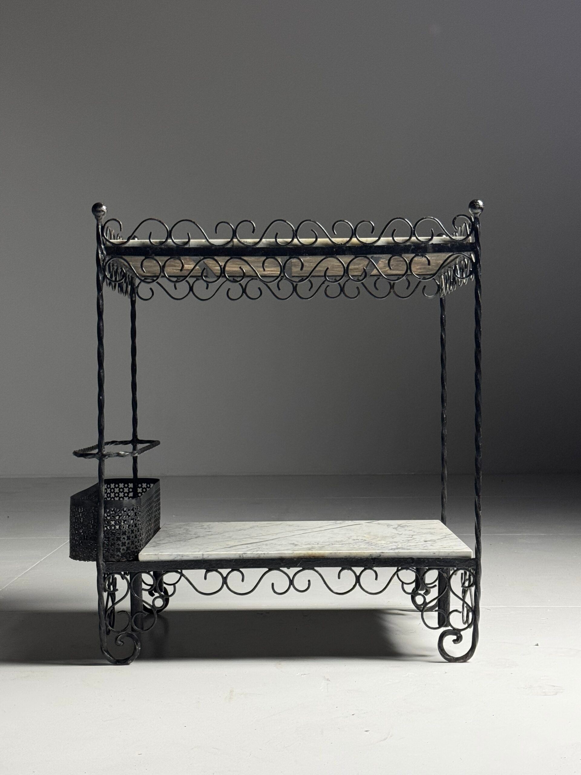 Side table drinks table marble