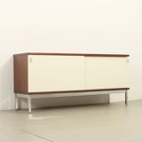 Enfilade Airborne with lacquered sliding doors, France, 1960s