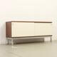 Enfilade Airborne with lacquered sliding doors, France, 1960s
