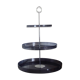 Serviteur 3 plateaux plexiglas années 70