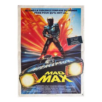 Affiche cinéma originale "Mad Max" Mel Gibson 1979