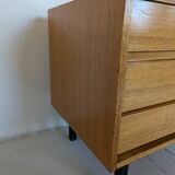 Small chest of drawers, bedside table from the 60s, rosewood.