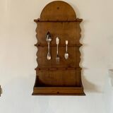 Handcrafted cutlery holder, 19th century