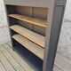 Library, restored antique shelf