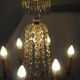 Napoleon III chandelier with crystal pendants, signed Portieux, 19th century.