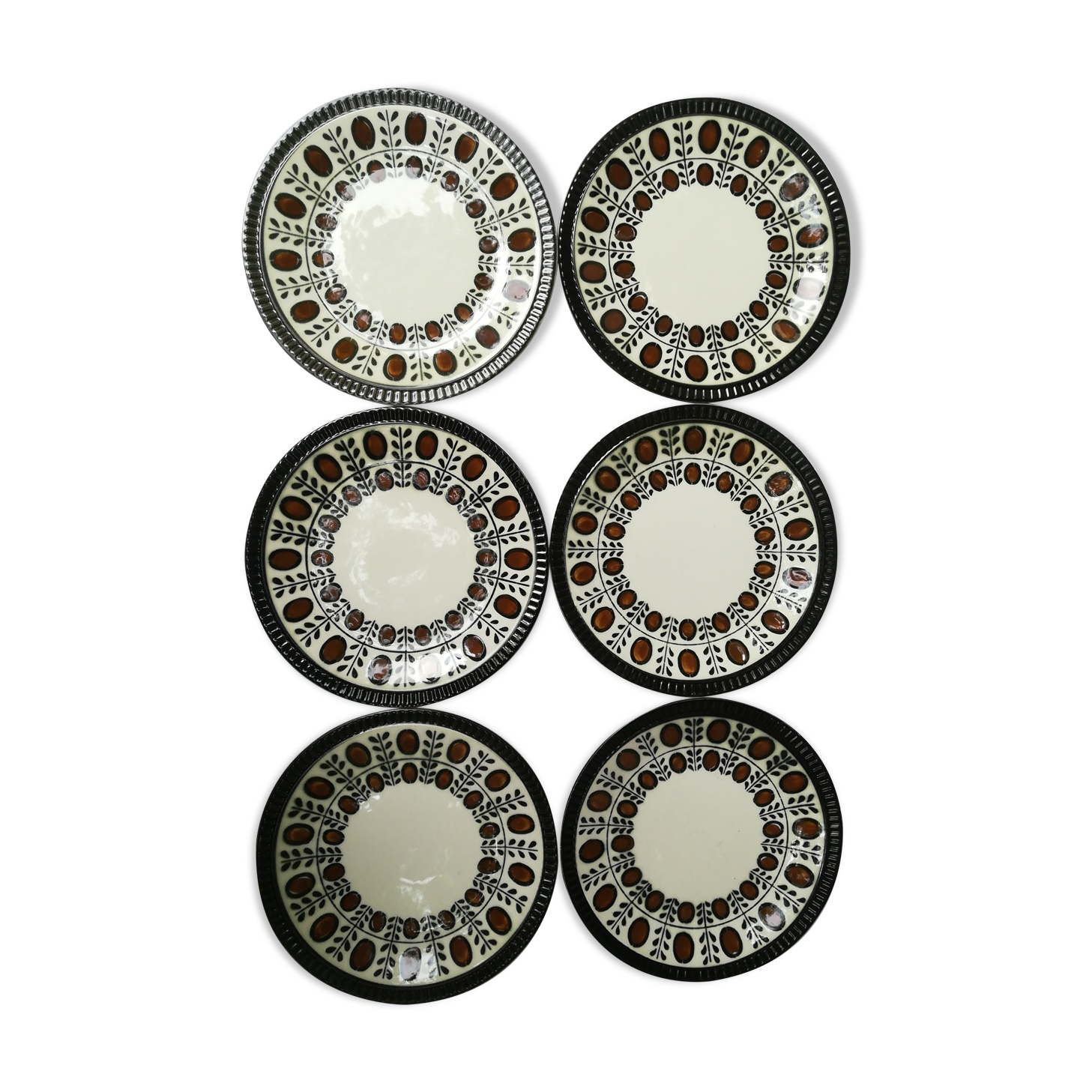 Dessert plates Boch Rambouillet