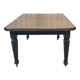 Table anglaise en acajou des années 1930 avec une allonge