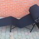 Leather lounge chair  by wrong Björklund  1980 s