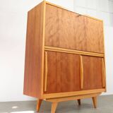Mid-Century Modern Scandinavian Wooden Bar Cabinet, 1950s