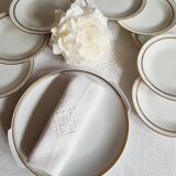 Limoges & Bavaria porcelain dessert service