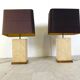 Pair of pierre de France table lamps, 1970s