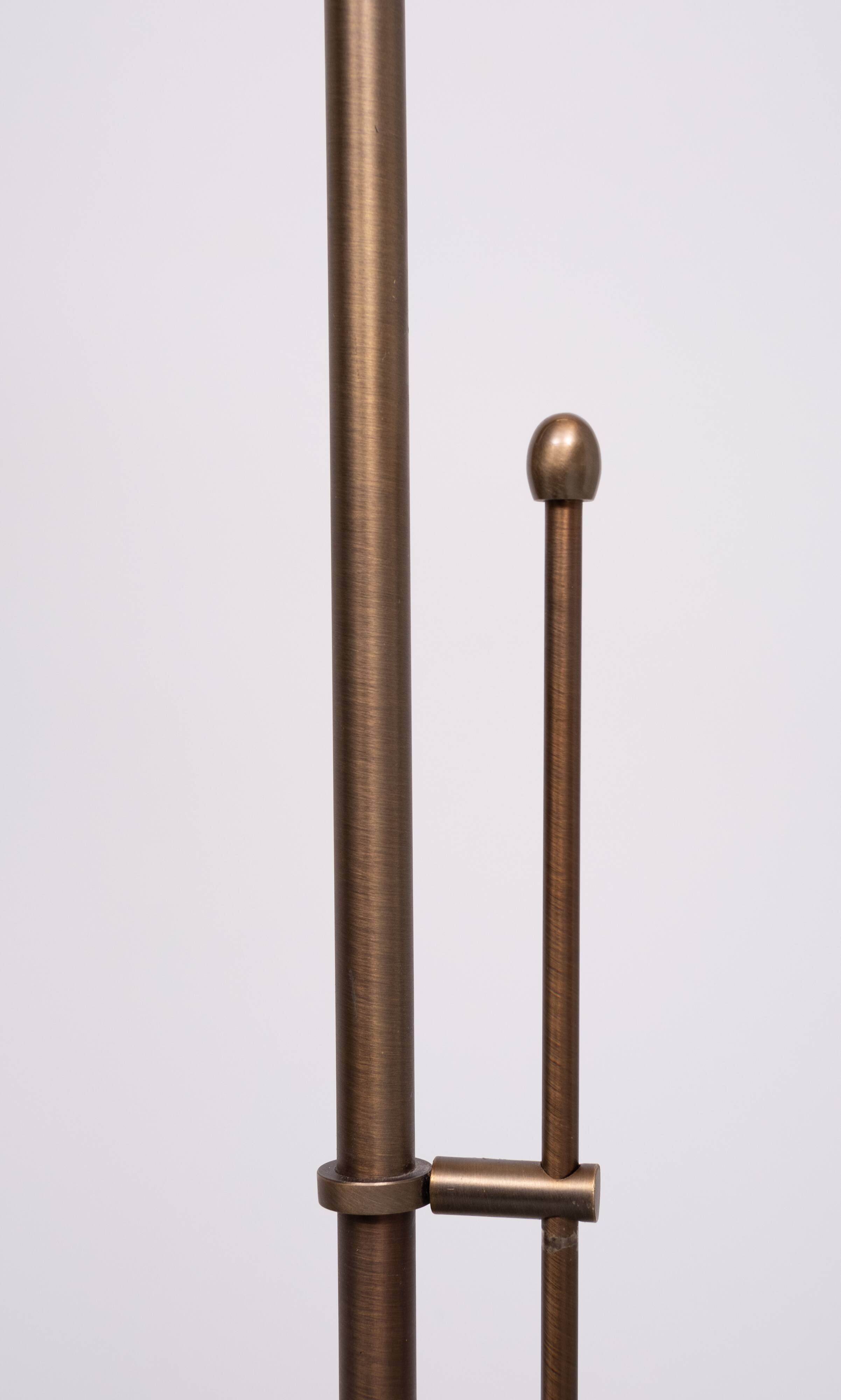 Steinhauer Bronze color floor lamp 1980s Germany