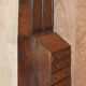 George III oak secretary bookcase circa 1760, Thomas Chippendale style.