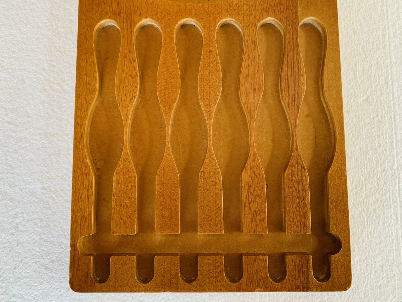 Set of 6 lobster forks and tongs, silver plated metal by Silea, circa 70