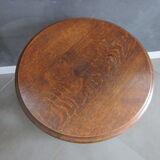 Old oak pedestal table
