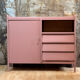 Commode années 50 rose mercerie