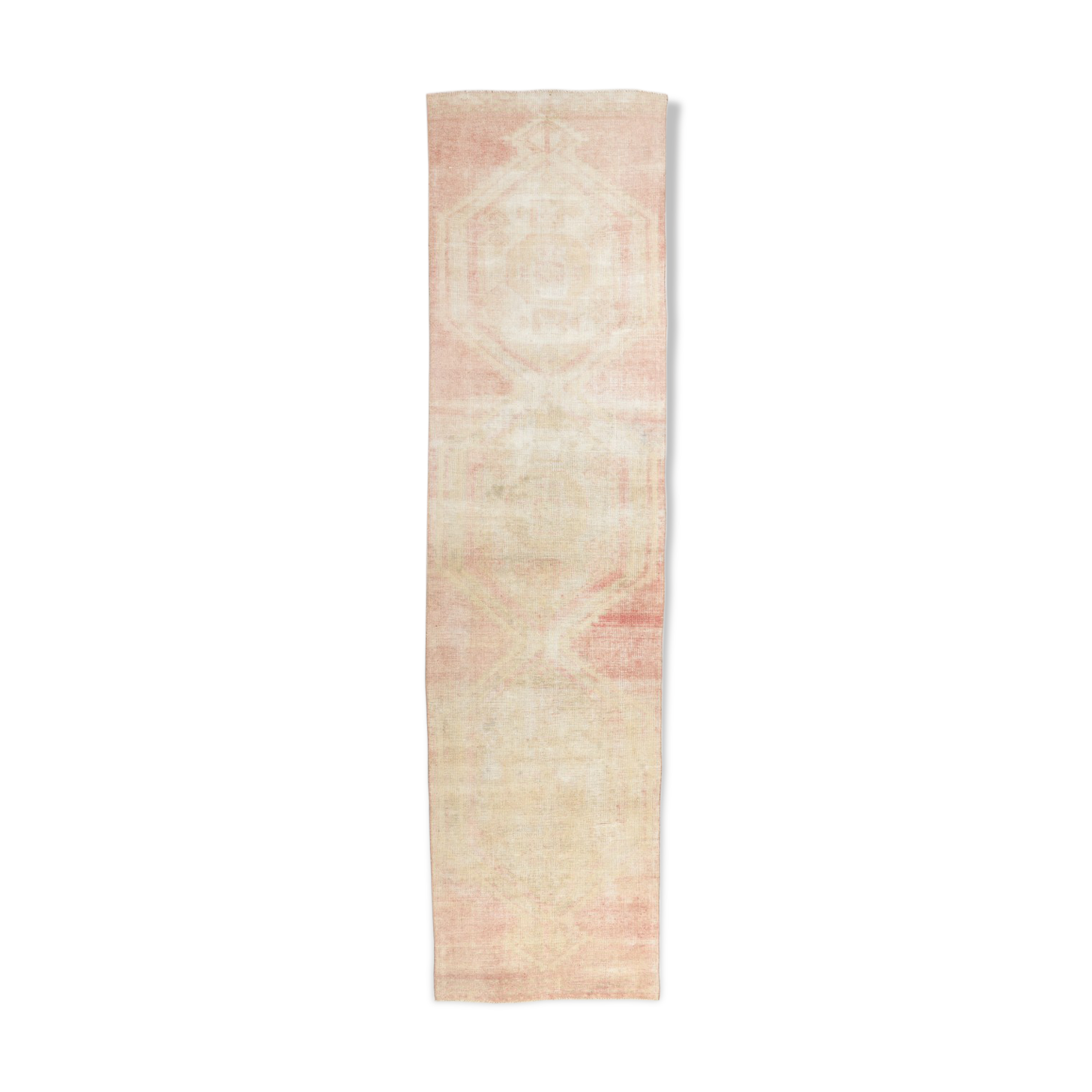 3x11 faded color turkish runner rug 340x86cm