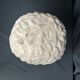 Antique Hermes head sculpture, patinated plaster, mid-20th century