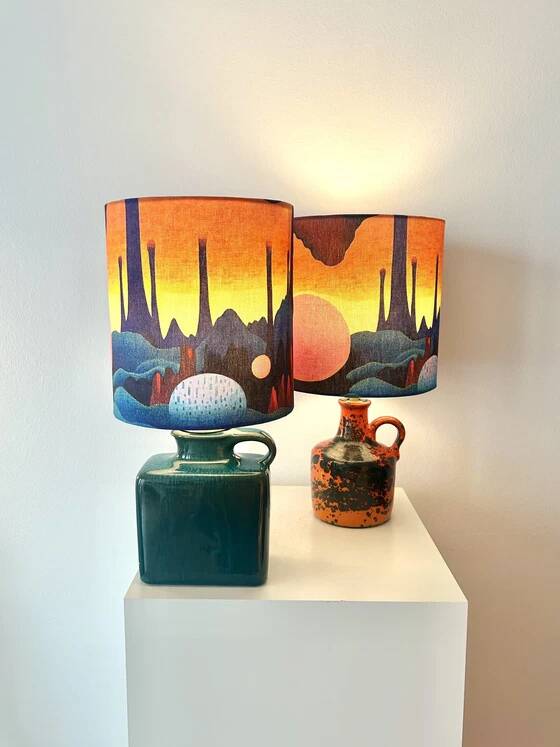 Space Age Lamp - Original ceramic - wireless - suitable for outdoor use