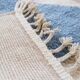 Handmade Beni Ourain Berber rug with colourful patterns 1.4/2.6 m