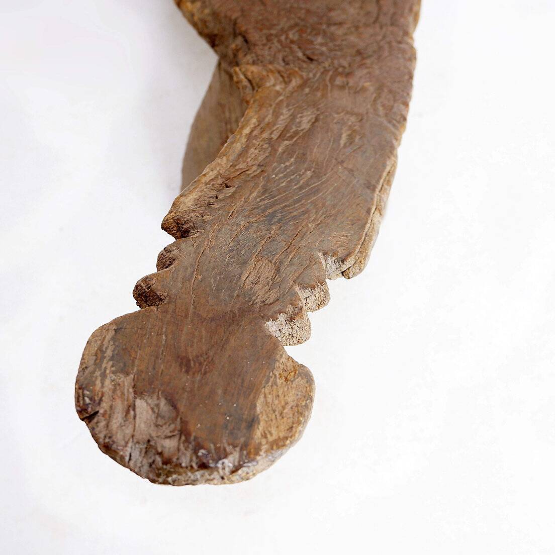 "Lobi" African tripod wooden stool from Burkina Faso