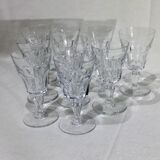 Baccarat – 9 Missouri Model White Wine Glasses