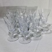 Baccarat – 9 Verres à vin blanc Modèle Missouri
