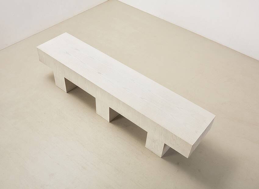 Very rare Izmir Bench by Aldo Cibic for Standard Milano Italy 1992