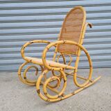 Rattan rocking-chair chair