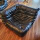 TOGO Canapé Set by Roset in black leather by Michel Ducaroy