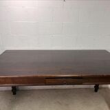 Vintage wooden farmhouse table