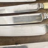 6 Philip Ashberry & Sons knives made in Sheffield England 24 cm
