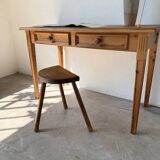 Oak tripod stool 1950