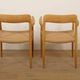 2 x Niels Otto Moller dining chairs | Model 56 | Oak | Restored