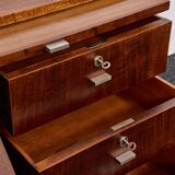 Buffet cubain en acajou de style Bauhaus, Gyula Kaesz, début des années 1940