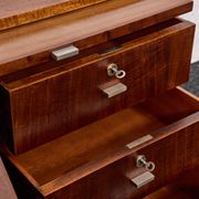 Buffet cubain en acajou de style Bauhaus, Gyula Kaesz, début des années 1940