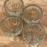 Set of 4 bistro wine glasses