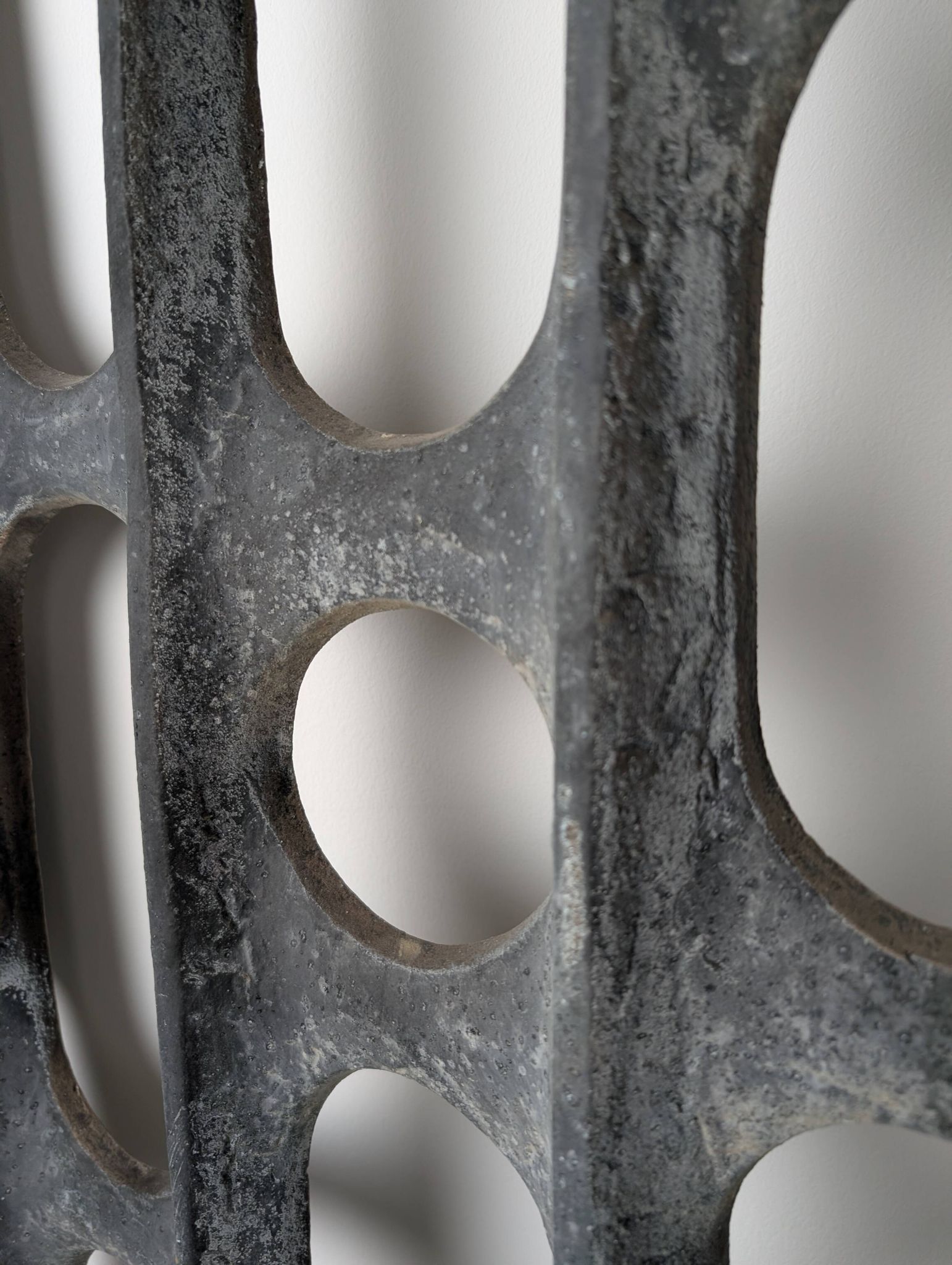 Brutalist Cast Aluminum Door Panel, 1960s