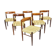 Set de 6 chaises en palissandre, h w klein, bramin, danemark, 1960