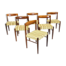 Set of 6 rosewood chairs, H W Klein, Bramin, Denmark, 1960
