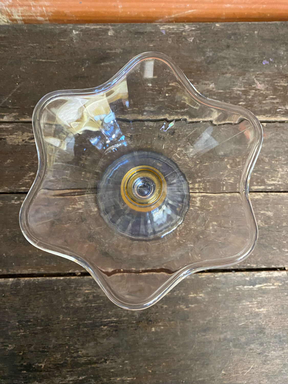 Set of 6 Ice Cream Bowls Design LA ROCHERE Coloured Glass France #D848