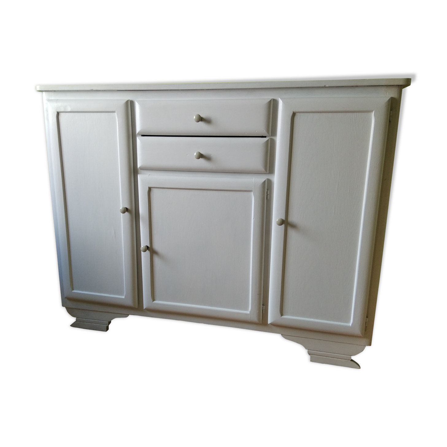 1950s Mado Buffet restyled in white
