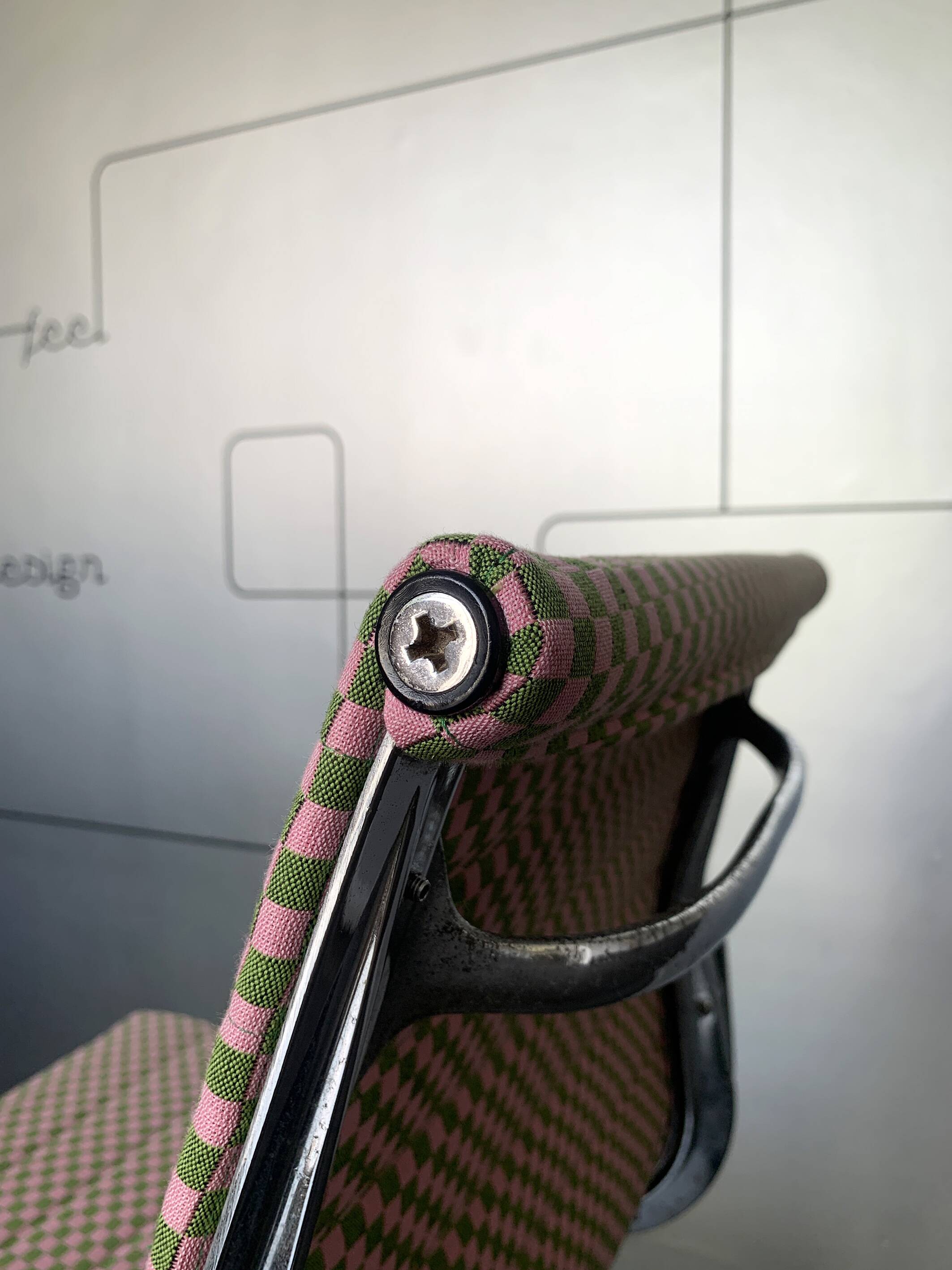 Eames EA117 Herman Miller office chair 1960 Alexander Girard fabric