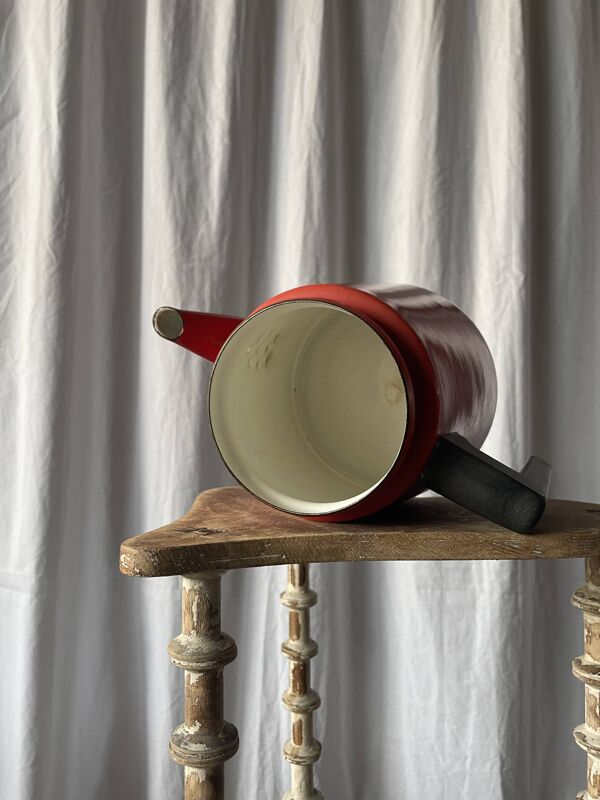 Cafetière en Fonte Émaillée par Antti Nurmesniemi pour Finel, 1950