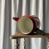 Enamelled Cast Iron Coffee Pot by Antti Nurmesniemi for Finel, 1950